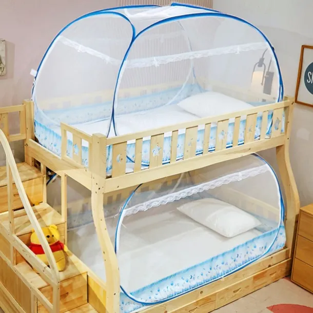 Portable Anti-Mosquito Camping Tent with Hand-Throw Net Lightweight & Durable Polyester Fabric for Outdoor Adventures Large Size Foldable Outdoor Mosquito Net Portable Outdoor