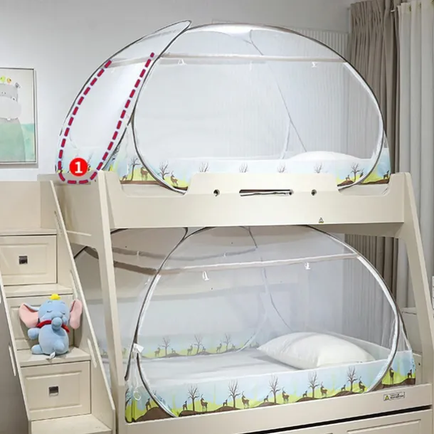 Portable Anti-Mosquito Camping Tent with Hand-Throw Net Lightweight & Durable Polyester Fabric for Outdoor Adventures Large Size Foldable Outdoor Mosquito Net Portable Outdoor