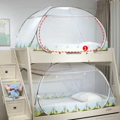 Portable Anti-Mosquito Camping Tent with Hand-Throw Net Lightweight & Durable Polyester Fabric for Outdoor Adventures Large Size Foldable Outdoor Mosquito Net Portable Outdoor