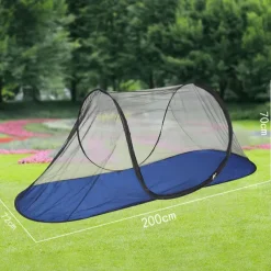Portable Anti-Mosquito Camping Tent with Hand-Throw Net Lightweight & Durable Polyester Fabric for Outdoor Adventures Large Size Foldable Outdoor Mosquito Net Portable Outdoor