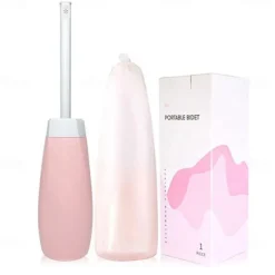 Portable Bidet Sprayer EVA Bottle 300/400/600 ml Detachable Nozzle Head with Case, Travel Handheld Large Bottle for Toilet Bathroom Shattaf Hand Spray