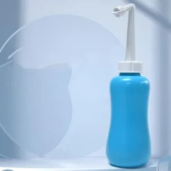 Portable Bidet Sprayer EVA Bottle 300/400/600 ml Detachable Nozzle Head with Case, Travel Handheld Large Bottle for Toilet Bathroom Shattaf Hand Spray