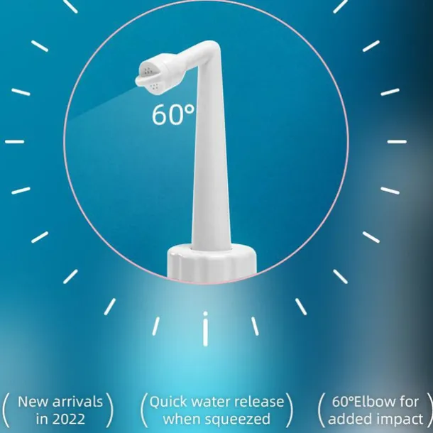 Portable Bidet Sprayer EVA Bottle 300/400/600 ml Detachable Nozzle Head with Case, Travel Handheld Large Bottle for Toilet Bathroom Shattaf Hand Spray