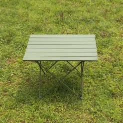 Portable Camping Side Table, Ultralight Aluminum Folding Beach Table with Carry Bag for Outdoor Cooking, Picnic, Camp, Boat, Travel