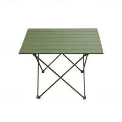 Portable Camping Side Table, Ultralight Aluminum Folding Beach Table with Carry Bag for Outdoor Cooking, Picnic, Camp, Boat, Travel