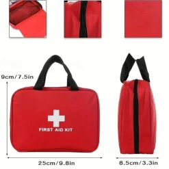 Portable First Aid Kit For Outdoor Travel Camping Hiking Adventures - Multi-Purpose Emergency Supplies Bag (With Essential Medical Equipment)