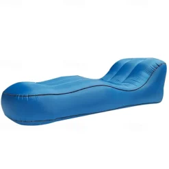 Portable Inflatable Sofa - Lazy Sofa Foldable Lounge Chair with Pedal Comfortable Combination Flocking - Suitable for Camping, Hiking, and Sunbathing at Home
