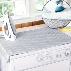 Portable Ironing Mat Blanket (Iron Anywhere) Ironing Board Replacement, Iron Board Alternative Cover Portable Ironing Board Cover/Padding /Quilting Washer/Dryer Heat Pad