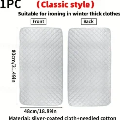 Portable Ironing Mat Blanket (Iron Anywhere) Ironing Board Replacement, Iron Board Alternative Cover Portable Ironing Board Cover/Padding /Quilting Washer/Dryer Heat Pad
