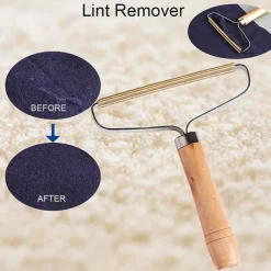 Portable Lint Remover Clothes Fuzz Fabric Shaver Brush Tool Power-Free Fluff Removing Roller for Sweater Woven Coat