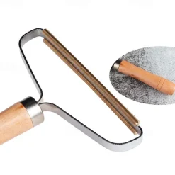 Portable Lint Remover Clothes Fuzz Fabric Shaver Brush Tool Power-Free Fluff Removing Roller for Sweater Woven Coat