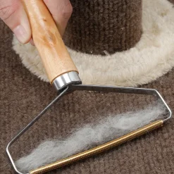 Portable Lint Remover Clothes Fuzz Fabric Shaver Brush Tool Power-Free Fluff Removing Roller for Sweater Woven Coat