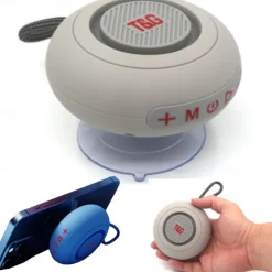 Portable Mini Bluetooth Speaker Portable Suction Cup Fixed Wireless Small Sound,TF Card, FM Radio, TWS Sound Bluetooth Outdoor Carry Riding Sports Hanging Bag