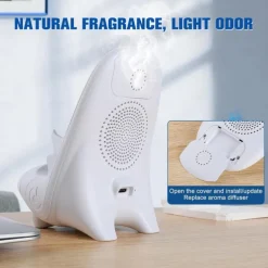 Portable Mini Chair Wireless Charger Phone Holder,Wireless Fast Charger Multifunctional Phone Holder, Multifunctional Wireless Fast Charging Station,3 in 1 Wireless Charger with Speaker Function