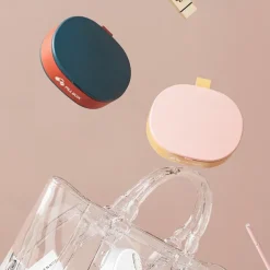 Portable Pill Organizer - Compact, Sealed Pill Case for Traveling, on-the-go Medication Storage - Multi-compartment Waterproof Candy Box for Storing Pills