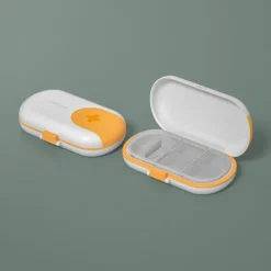 Portable Small Medicine Box Small Mini Tablets Pills Medication Packaging Box 7-Day Travel Large Capacity Storage Box 1PC