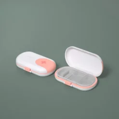 Portable Small Medicine Box Small Mini Tablets Pills Medication Packaging Box 7-Day Travel Large Capacity Storage Box 1PC