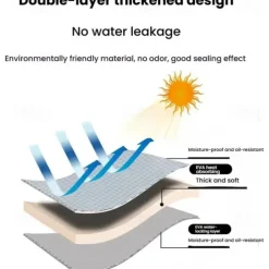 Portable Solar Shower Bag for Camping, Solar Heated Shower with Temperature Indicator, Leak-Proof Outdoor Shower for Hiking, Beach, Travel & Emergency Use