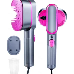 Portable Steamer for Clothes, 2 In 1 Clothes Steamer, 9s Heat Up Travel Size Portable Garment Steamer Iron, Large handheld for Global Traveling