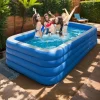 Portable Swimming Pool, Foldable Extra Large Inflatable Pool - Suitable for Family Gatherings and Friends Parties, Indoor Bath Use