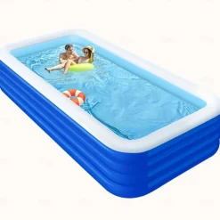 Portable Swimming Pool, Foldable Extra Large Inflatable Pool - Suitable for Family Gatherings and Friends Parties, Indoor Bath Use