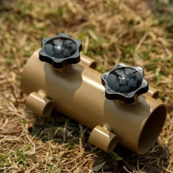 Portable Tent Holder Tube Camping Awning Rod Holder Canopy Rod Fixed Tube with Tent Pegs Tent Fixed Stand Holder