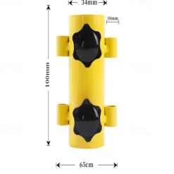 Portable Tent Holder Tube Camping Awning Rod Holder Canopy Rod Fixed Tube with Tent Pegs Tent Fixed Stand Holder
