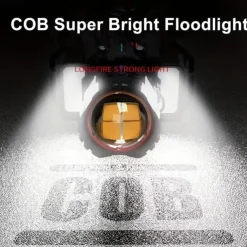 Portable USB Rechargeable Sensor Headlamp - Super Bright Waterproof Zoom Fishing Torch Head Light for Outdoor Camping Light