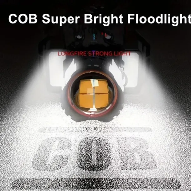 Portable USB Rechargeable Sensor Headlamp - Super Bright Waterproof Zoom Fishing Torch Head Light for Outdoor Camping Light