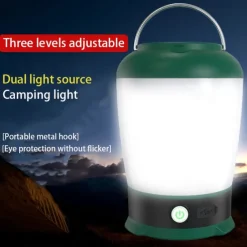 Portable USB Rechargeable Camping Light - Outdoor Waterproof Multi-Function LED Hanging Emergency Light