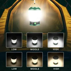 Portable USB Rechargeable Camping Light - Outdoor Waterproof Multi-Function LED Hanging Emergency Light