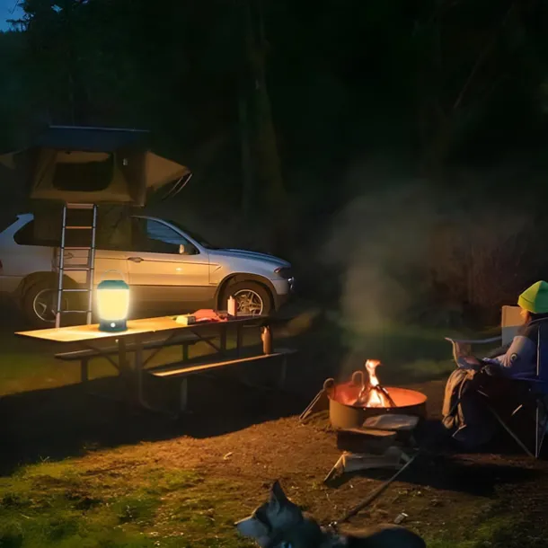 Portable USB Rechargeable Camping Light - Outdoor Waterproof Multi-Function LED Hanging Emergency Light