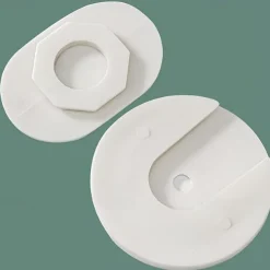 Power Strip Holder Fixator, No Hole Plug-in Wall Socket Sticker Fixer, Loading 10Kg/22lb Maximum, For Desk, Wall, WiFi Router, Remote Control, Paper Towel Box