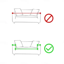 Primaloft Sofa Blanket Full Cover Pure Cotton Plain Color Not Fading Sofa Towel Sofa Cover with Ruffles