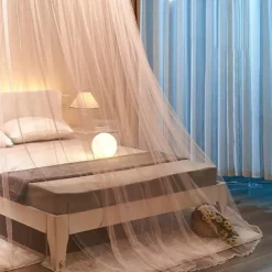 Princess Bed Net Canopy Bedding Decor Sweet Style Round Dome Mosquito Net Dome-Style for Household Use Hanging Princess-Style Tents To Prevent Mosquitoe