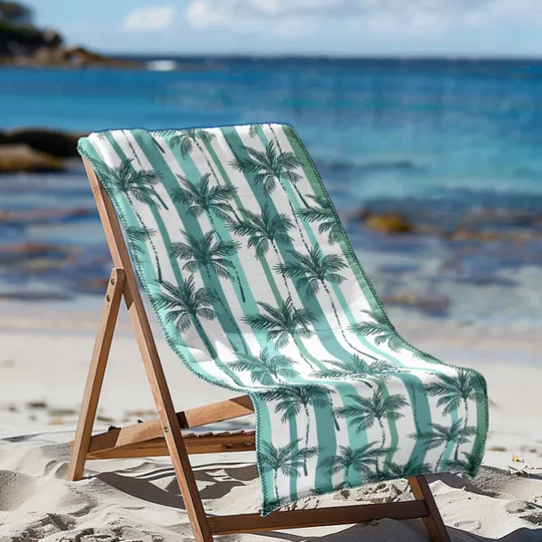 Printed Beach Towel, Lightweight Quick-Dry Sand-Free Beach Blanket, Ideal for Travel, Pool, and Outdoor Use