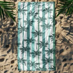 Printed Beach Towel, Lightweight Quick-Dry Sand-Free Beach Blanket, Ideal for Travel, Pool, and Outdoor Use