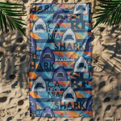 Printed Beach Towel, Lightweight Quick-Dry Sand-Free Beach Blanket, Ideal for Travel, Pool, and Outdoor Use