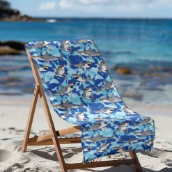 Printed Beach Towel, Lightweight Quick-Dry Sand-Free Beach Blanket, Ideal for Travel, Pool, and Outdoor Use