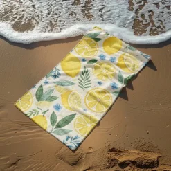 Printed Beach Towel, Lightweight Quick-Dry Sand-Free Beach Blanket, Ideal for Travel, Pool, and Outdoor Use