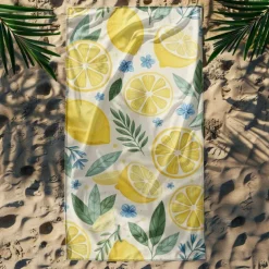 Printed Beach Towel, Lightweight Quick-Dry Sand-Free Beach Blanket, Ideal for Travel, Pool, and Outdoor Use