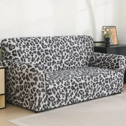 Printed Sofa Cover Elastic Sofa Slipcover L Shaped Couch Cover Furniture Protector For Bedroom Office Living Room Home Decor