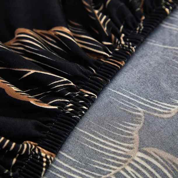 Printed Sofa Cover Elastic Sofa Slipcover L Shaped Couch Cover Furniture Protector For Bedroom Office Living Room Home Decor