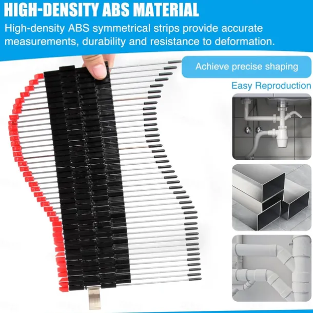 Profile Tool for Precise Home Improvement Measuring Measurements Equally Spaced Points Measuring Tools for Handyman Precisely Shape Angle Precision Profile Duplicator Father's Day Gift