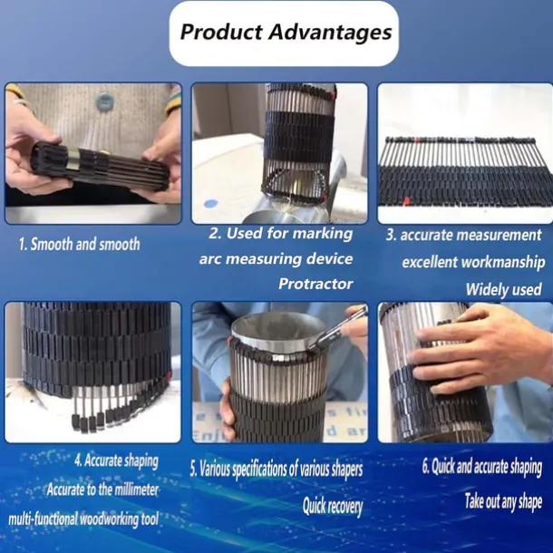 Profile Tool for Precise Home Improvement Measuring Measurements Equally Spaced Points Measuring Tools for Handyman Precisely Shape Angle Precision Profile Duplicator Father's Day Gift