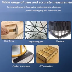 Profile Tool for Precise Home Improvement Measuring Measurements Equally Spaced Points Measuring Tools for Handyman Precisely Shape Angle Precision Profile Duplicator Father's Day Gift
