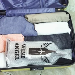 Protective Wine Bottle Cover Wine Travel Bag Wine Bottle Travel Protector Bags Impact-resistant Leak Proof Reusable for Airplane