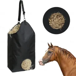 Pull Up Horse Antler Hay Feeder, Slow Feed Hay Bag, Horse Hay Bag, Horse Net Hay Bag 600 D Horse Goat Milk Cow Alpaca Sheep
