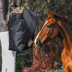 Pull Up Horse Antler Hay Feeder, Slow Feed Hay Bag, Horse Hay Bag, Horse Net Hay Bag 600 D Horse Goat Milk Cow Alpaca Sheep