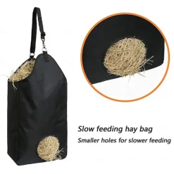 Pull Up Horse Antler Hay Feeder, Slow Feed Hay Bag, Horse Hay Bag, Horse Net Hay Bag 600 D Horse Goat Milk Cow Alpaca Sheep